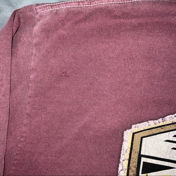 Vintage Zion Canyon Gildan Long-Sleeve T-Shirt Maroon Size Large - Picture 7 of 8